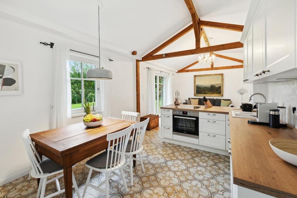 Idylisches Cottage Mit Reh Worthsee Exterior foto