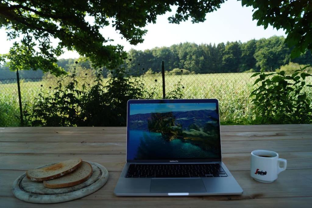 Idylisches Cottage Mit Reh Worthsee Exterior foto