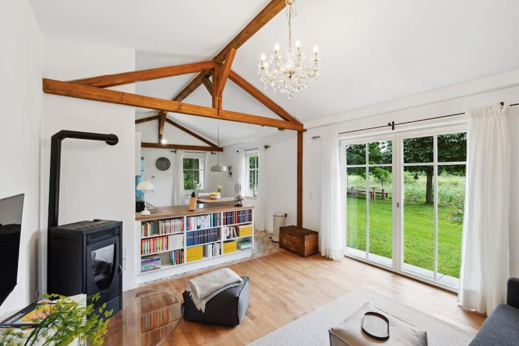 Idylisches Cottage Mit Reh Worthsee Exterior foto